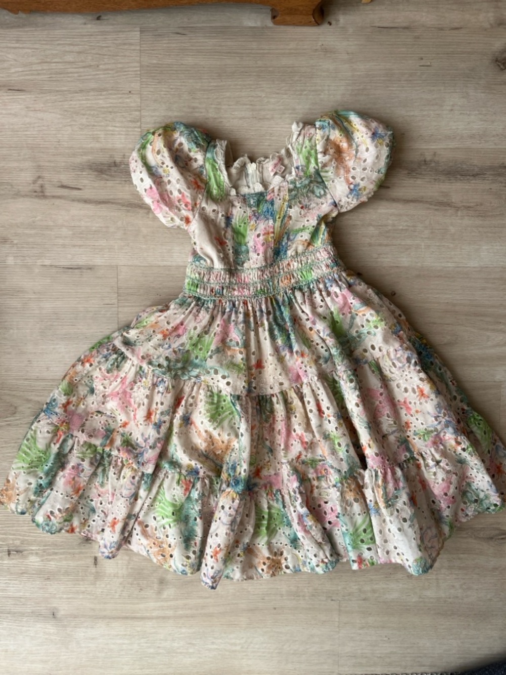 Kids Eyelet Tiered Dress Zoey dress ivy city co
